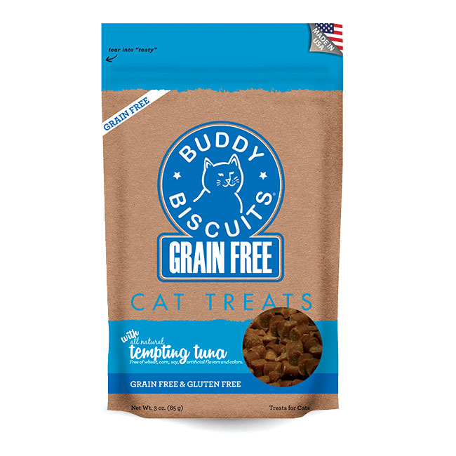 Cloud Star Buddy Biscuits Cat Treats Grain Free Tuna 3oz