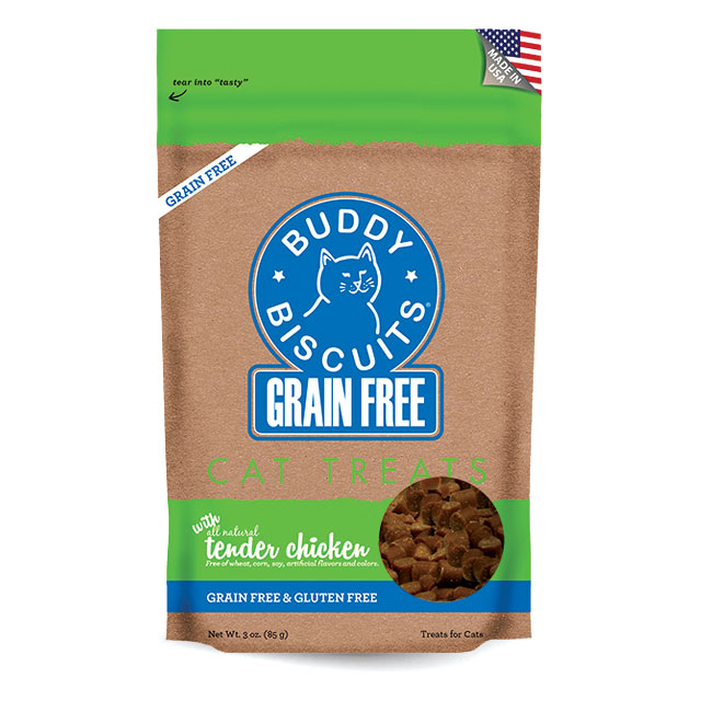 Cloud Star Buddy Biscuits Cat Treats Grain Free Chicken 3oz