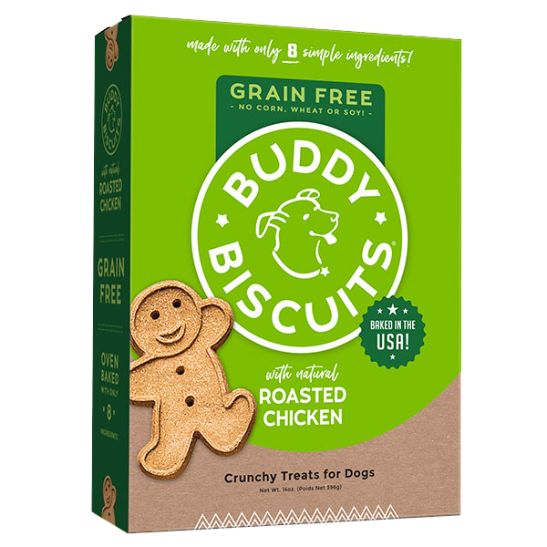 Cloud Star Buddy Biscuits Dog Treats Grain Free Chicken 14oz