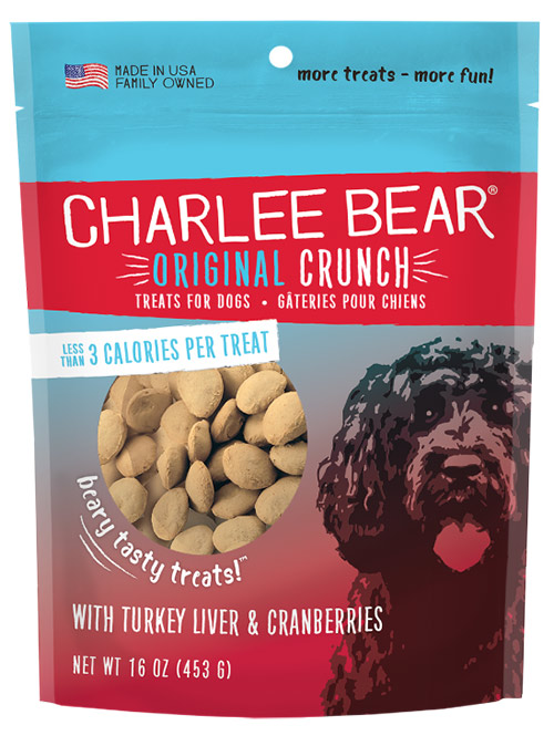 Charlee Bear Dog Treats Turkey Liver Cranberry 16oz