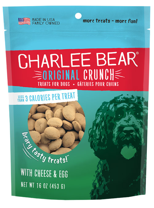 Charlee Bear Dog Treats Cheese & Egg 16oz