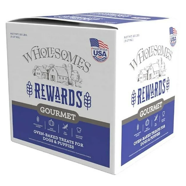 Wholesomes Rewards Dog Treat Peanutty Biscuits 20#