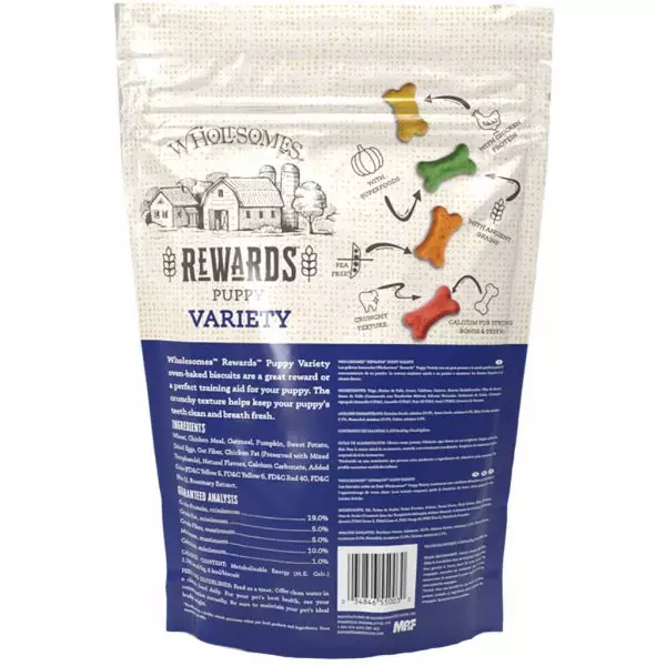 Wholesomes Rewards Dog Treat Puppy Variety Biscuits 2#