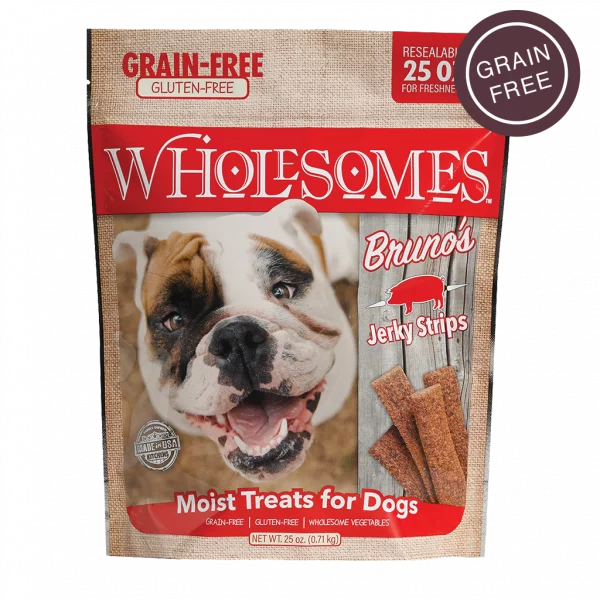 Wholesomes Dog Treats Pork Jerky Strips 25oz