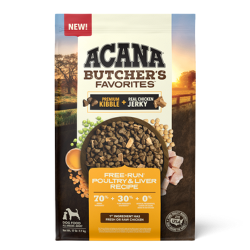 Acana Dog Food Butchers Favorite Grain Free Poultry & Liver 4#