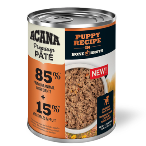 Acana Wet Puppy Premium Pate in Broth 12.8oz Can