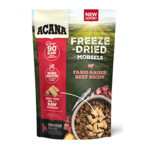 Acana Dog Freeze Dried Food Ranch-Based Beef Morsels 8oz