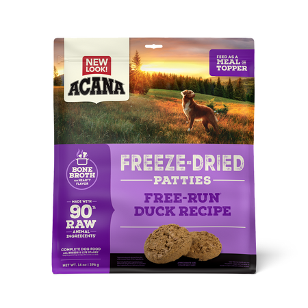 Acana Dog Freeze Dried Patties Duck 14oz