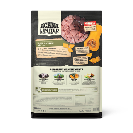 Acana Dog Singles Grain Free Pork & Squash 22.5#