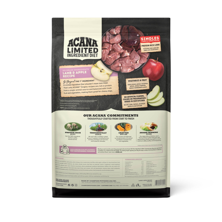 Acana Dog Singles Grain Free Lamb & Apple 4.5#