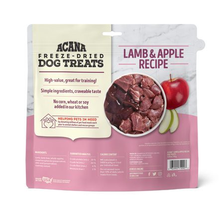 Acana Singles Dog Treats Lamb & Apple 3.25oz