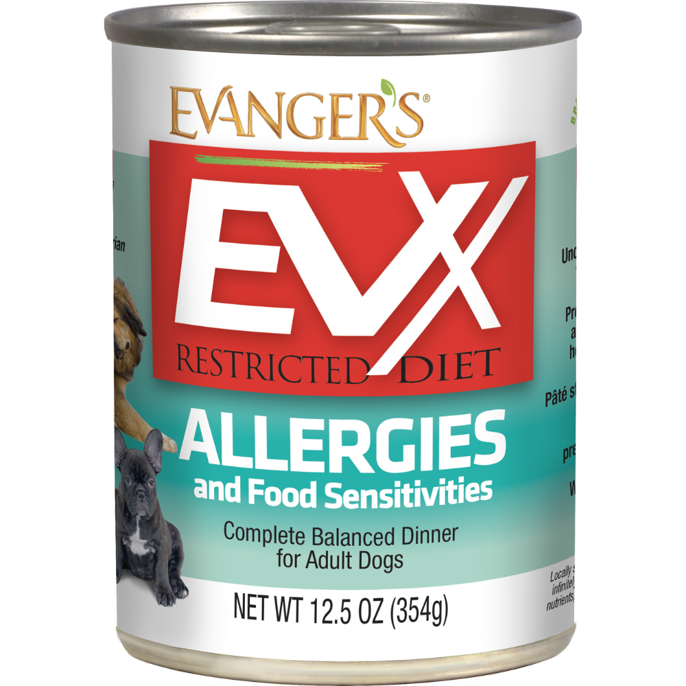 Evangers EVX Restricted Diet Dog Food Allergies & Food Sensitivities Can