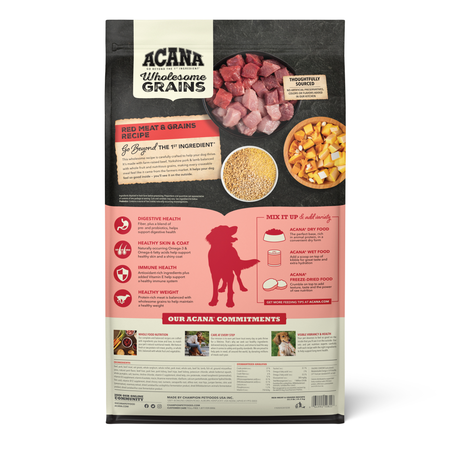 Acana Dog Wholesome Grains Red Meat 4#