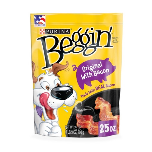 Purina Beggin Strips Dog Training Treats Bacon 25oz