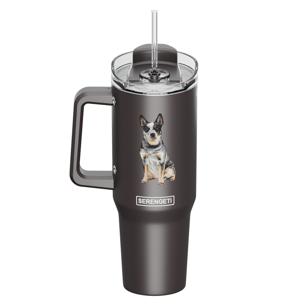 Serengeti Australian Cattle Dog Stainless Steel Tumbler 40oz