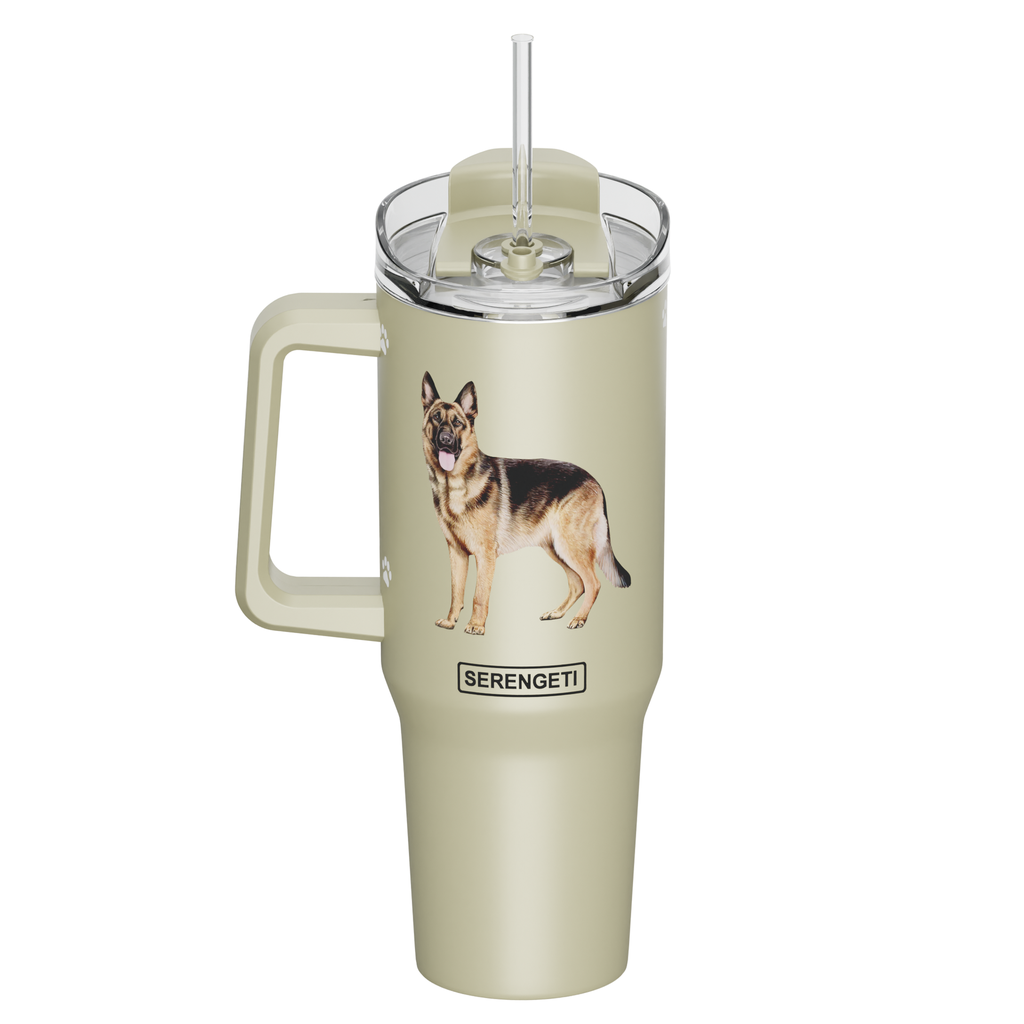 Serengeti German Shepherd Stainless Steel Tumbler 40oz