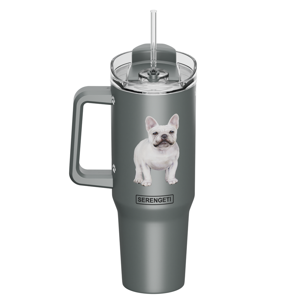 Serengeti French Bulldog Stainless Steel Tumbler 40oz