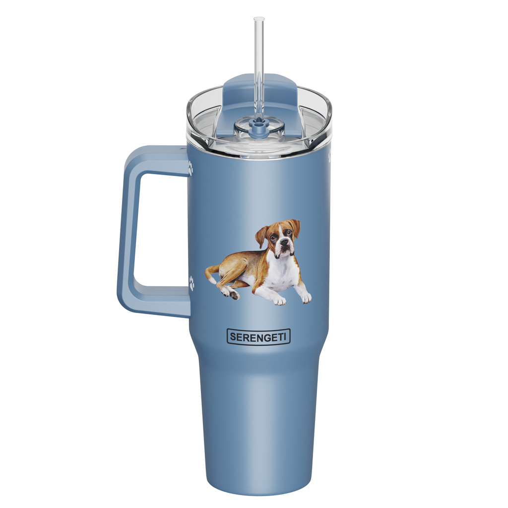 Serengeti Boxer Stainless Steel Tumbler 40oz