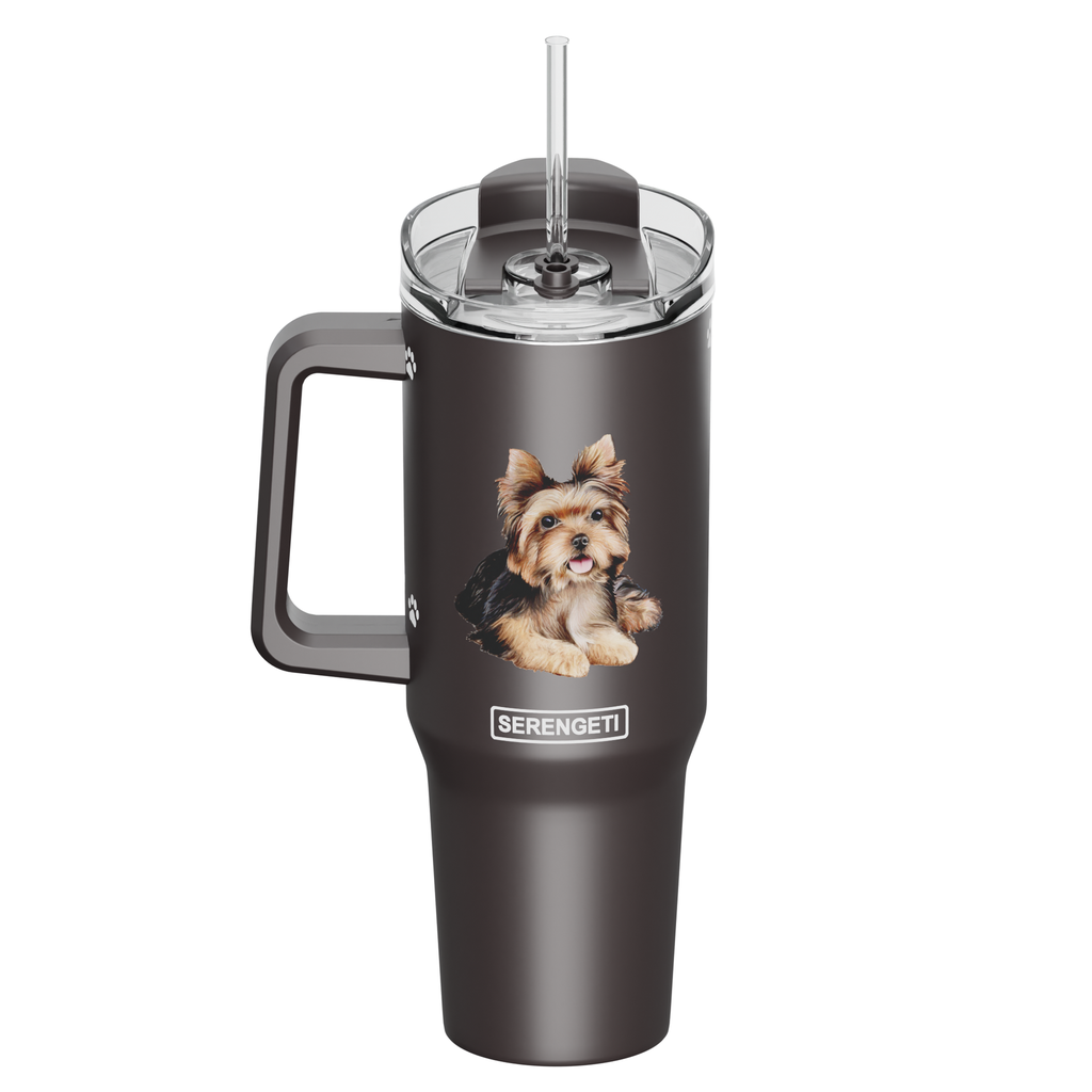Serengeti Yorkie Stainless Steel Tumbler 40oz