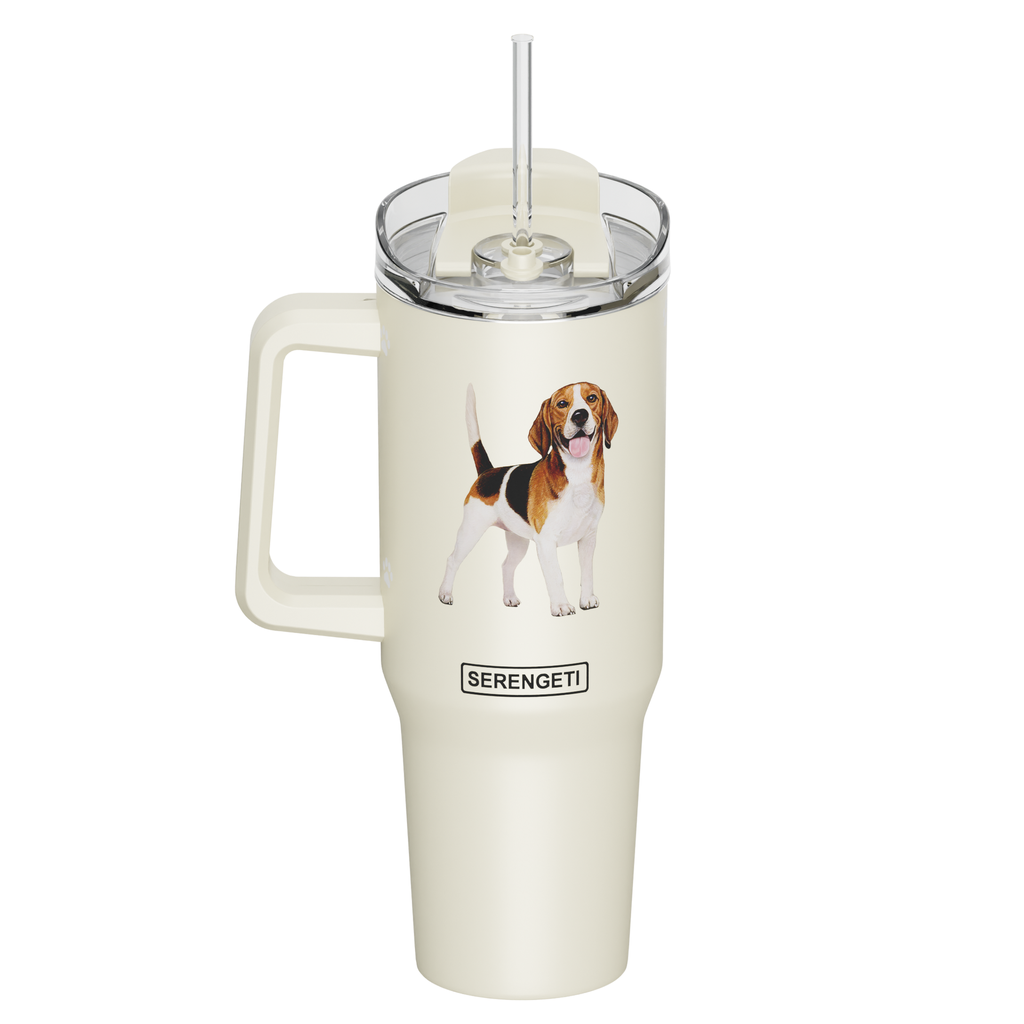 Serengeti Beagle Stainless Steel Tumbler 40oz