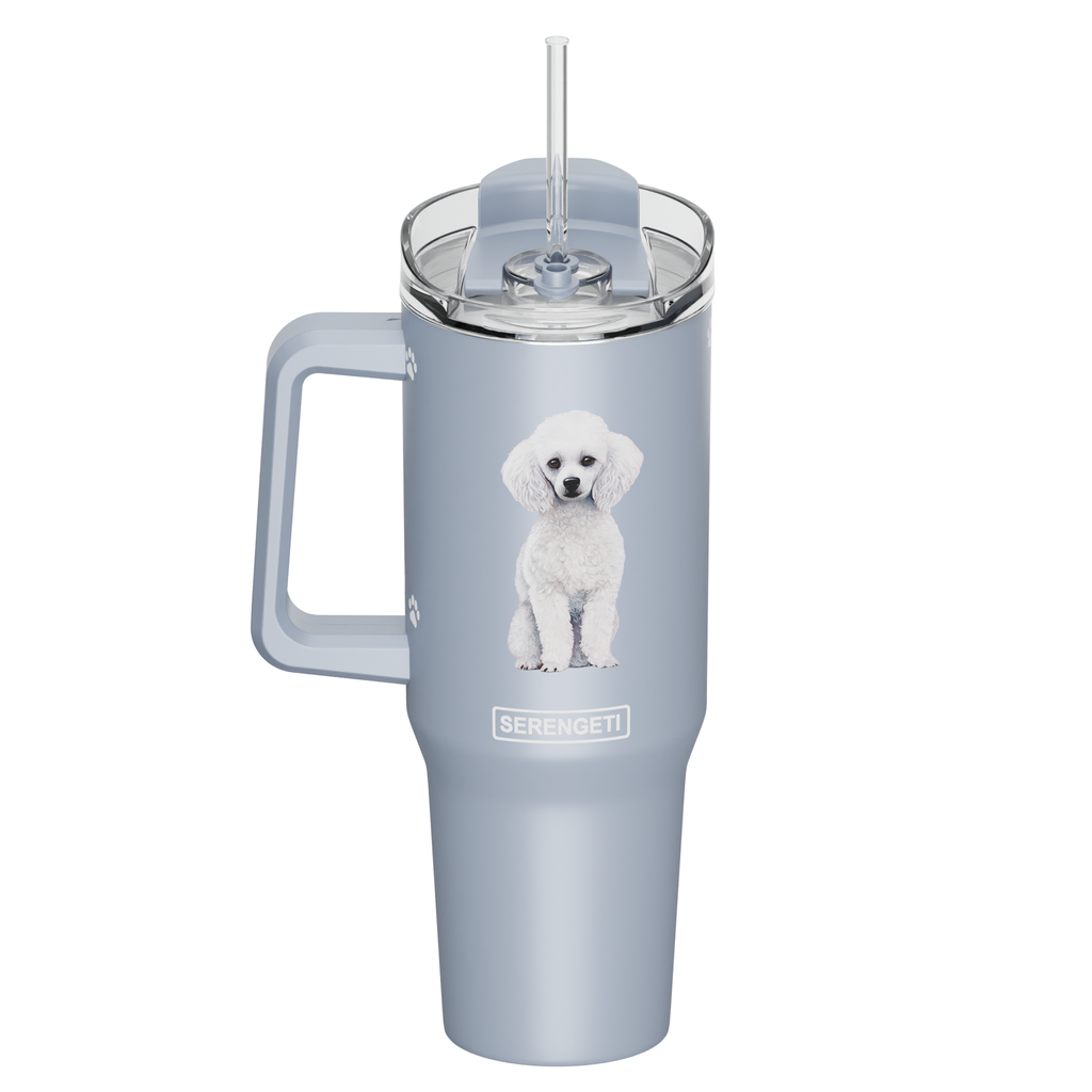 Serengeti Poodle Stainless Steel Tumbler 40oz
