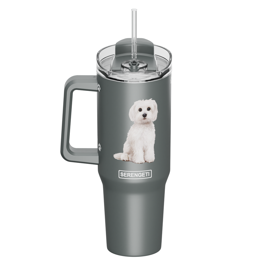 Serengeti Maltese Stainless Steel Tumbler 40oz