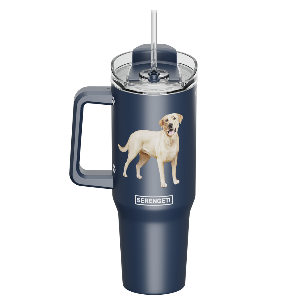Serengeti Yellow Labrador Stainless Steel Tumbler 40oz