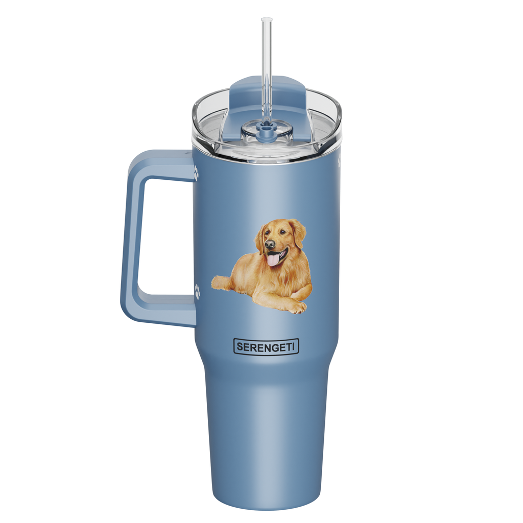 Serengeti Golden Retriever Stainless Steel Tumbler 40oz