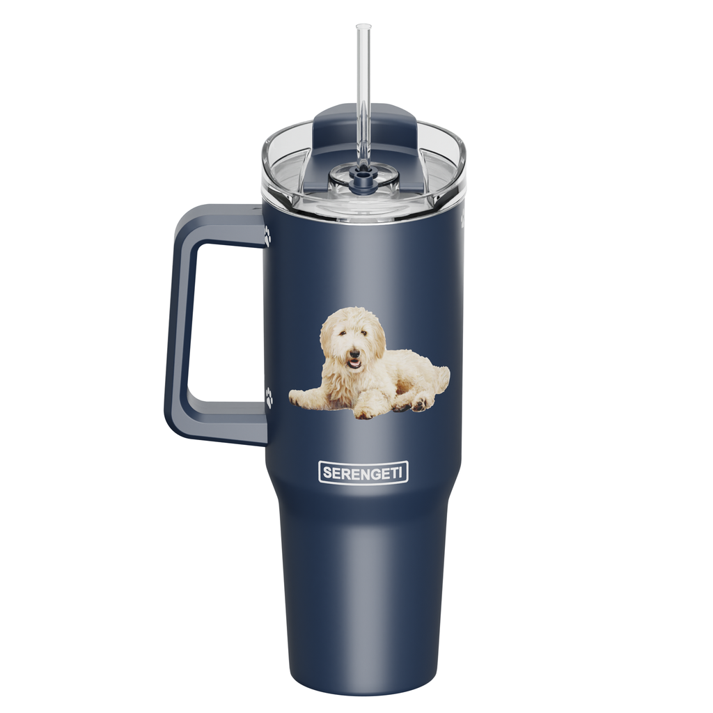 Serengeti Goldendoodle Stainless Steel Tumbler 40oz