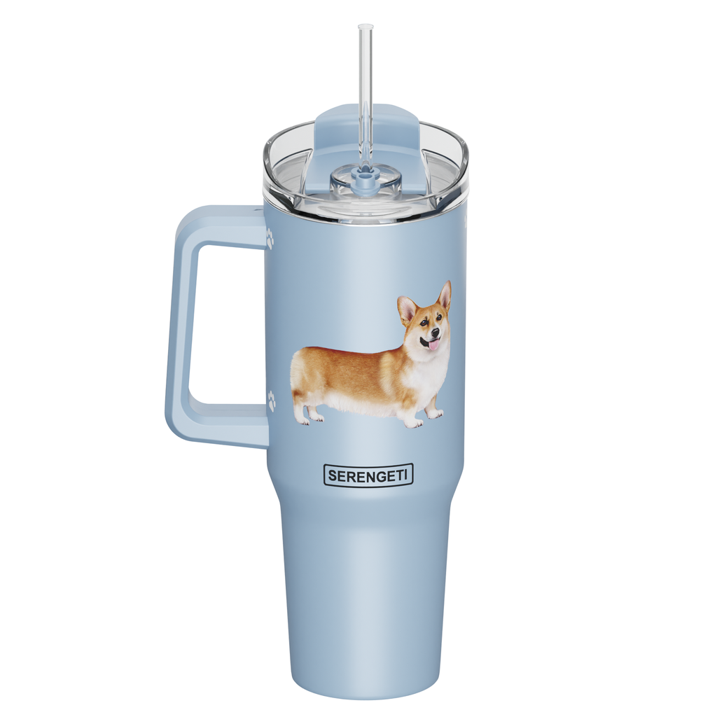 Serengeti Corgi Stainless Steel Tumbler 40oz