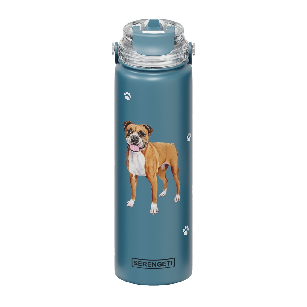 Serengeti Boxer Stainless Steel Water Bottle 24oz