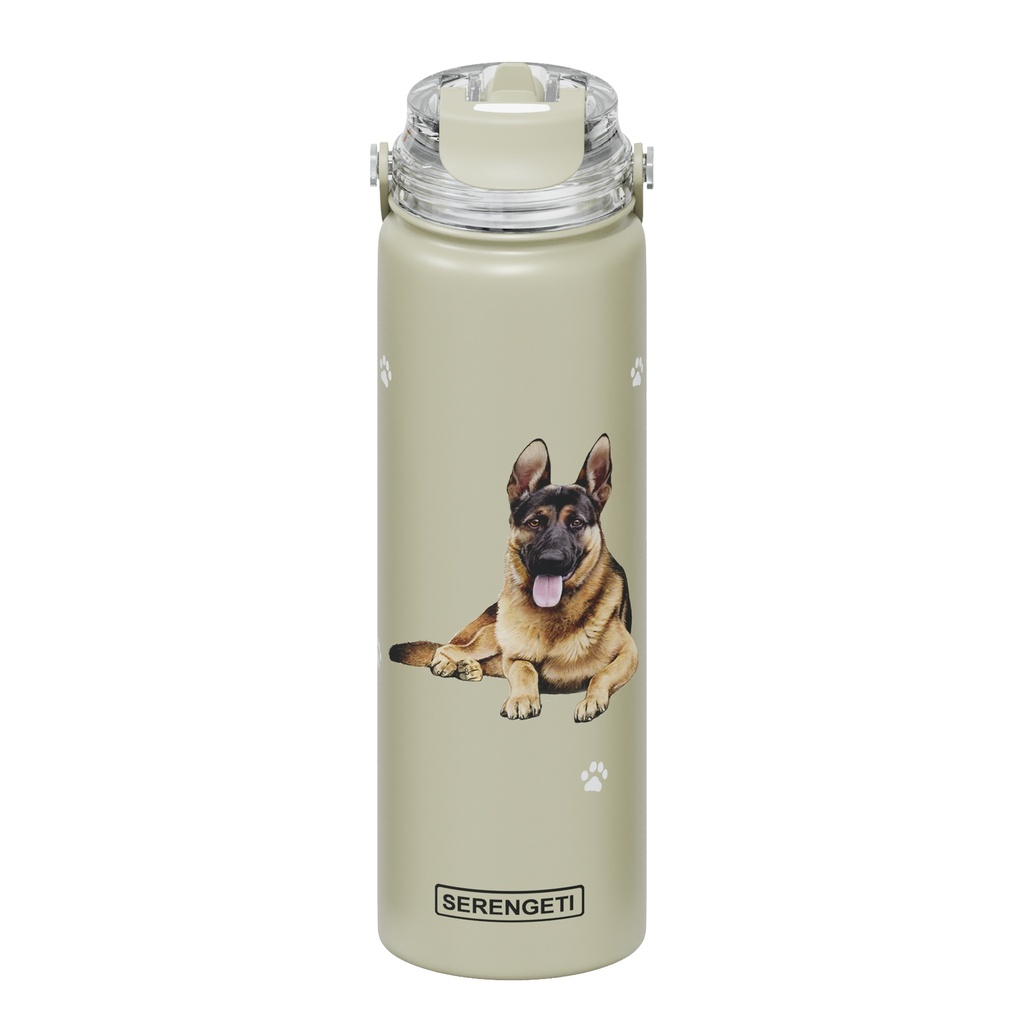 Serengeti German Shepherd Stainless Steel Water Bottle 24oz