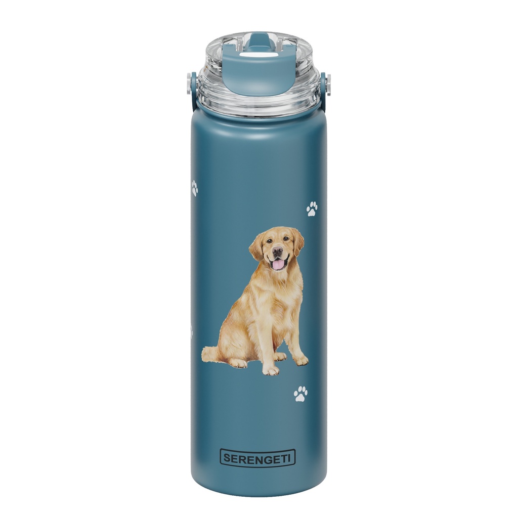 Serengeti Golden Retriever Stainless Steel Water Bottle 24oz