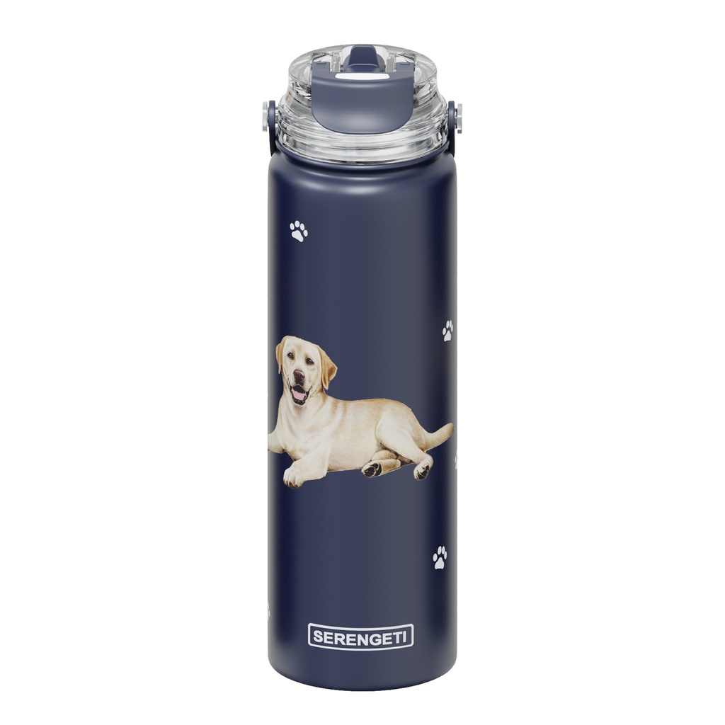 Serengeti Yellow Lab Stainless Steel Water Bottle 24oz