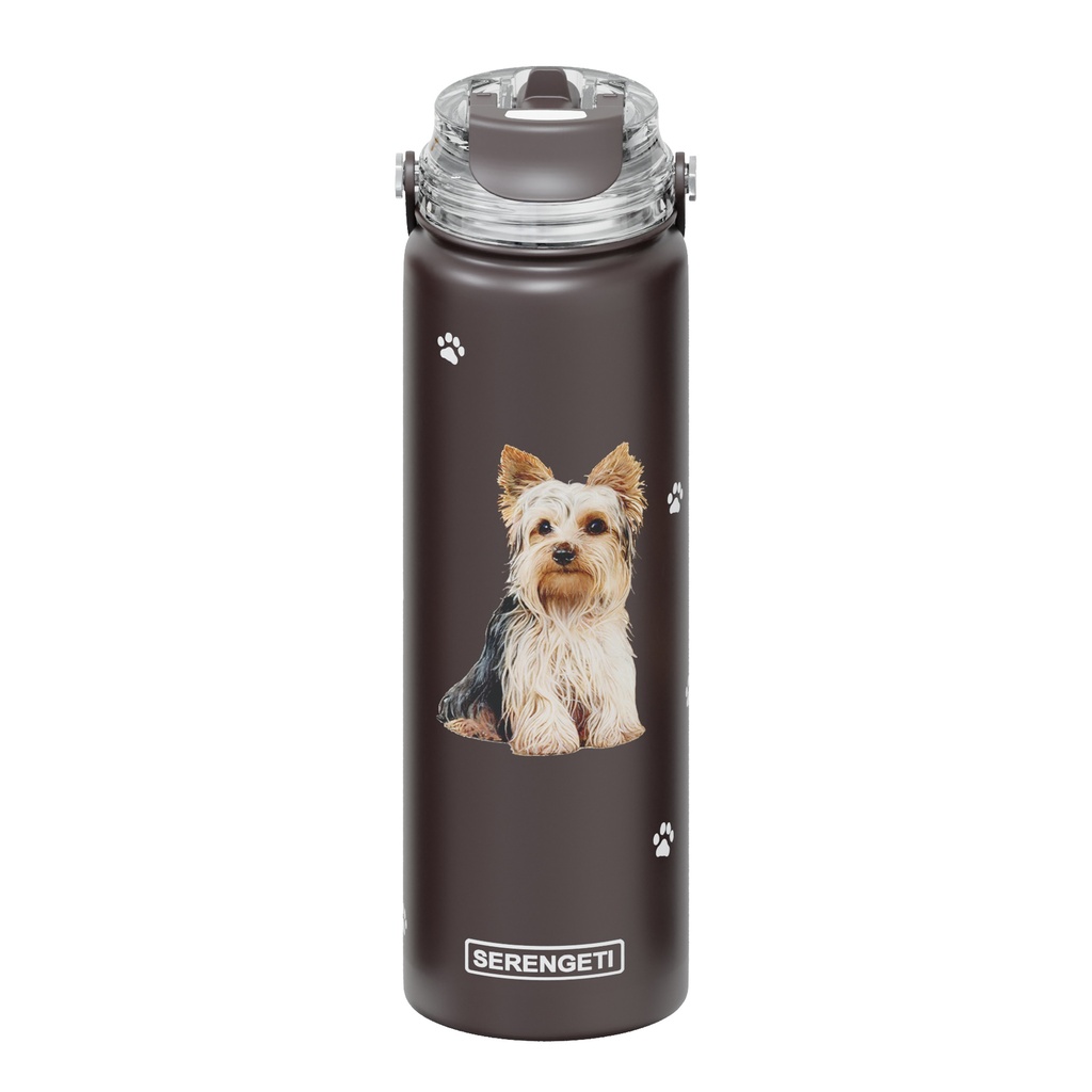 Serengeti Yorkie Stainless Steel Water Bottle 24oz