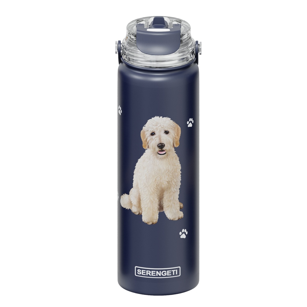 Serengeti Goldendoodle Stainless Steel Water Bottle 24oz