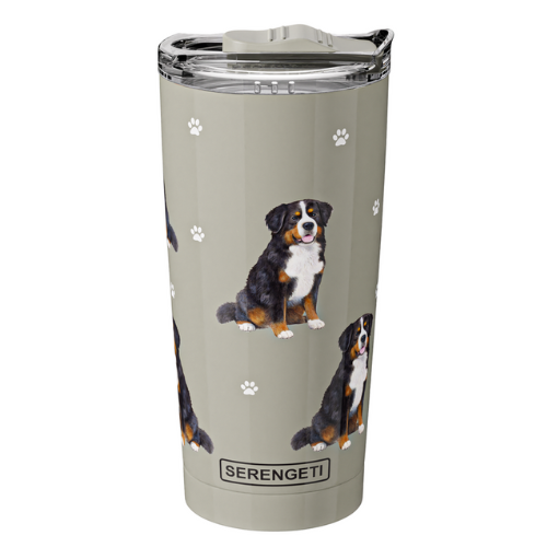 Serengeti Bernese Mountain Dog Stainless Steel Tumbler 20oz