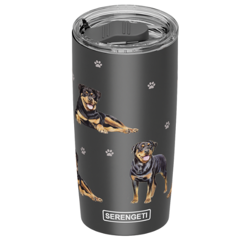 Serengeti Rottweiler Stainless Steel Tumbler 20oz