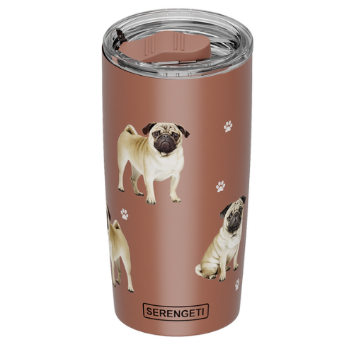 Serengeti Pug Stainless Steel Tumbler 20oz
