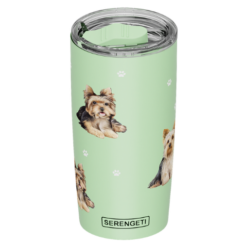 Serengeti Yorkie Stainless Steel Tumbler 20oz