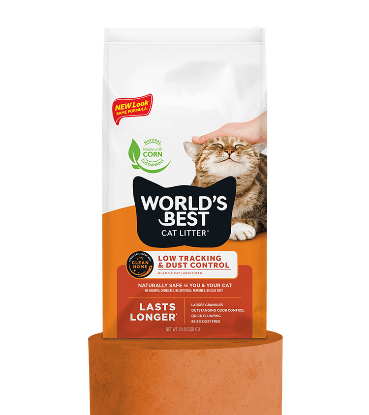 Worlds Best Cat Litter Low Tracking & Dust Control Multi Cat Unscented 28#