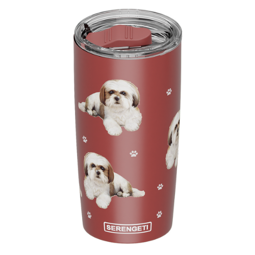 Serengeti Shih Tzu Stainless Steel Tumbler 20oz