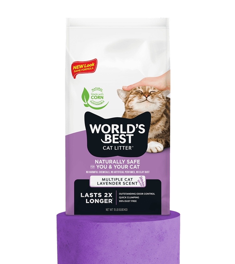 World's Best Cat Litter Lavender Clumping Multi-Cat 28#