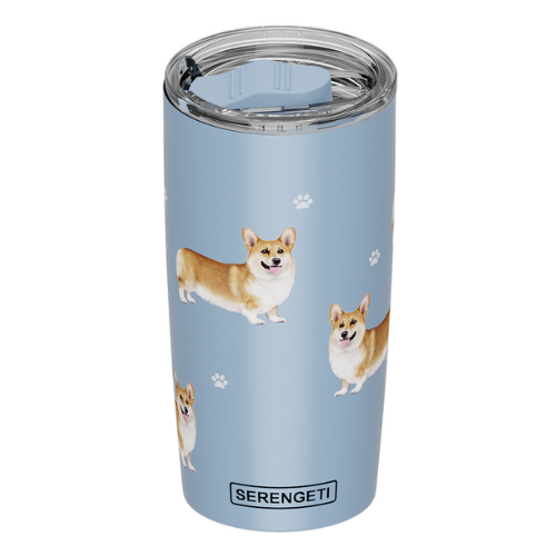 Serengeti Corgi Stainless Steel Tumbler 20oz