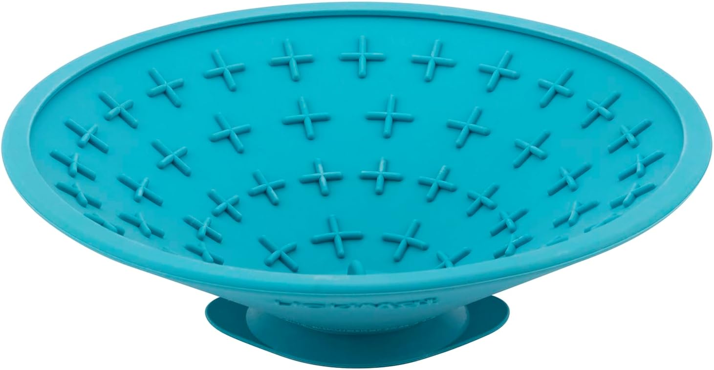 Lickimat Dog Splash Bathtime & Grooming Helper Turquoise