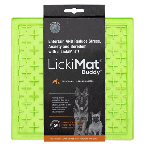 Lickimat for Cats Buddy Green