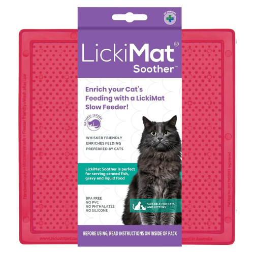 Lickimat for Cats Soother Pink