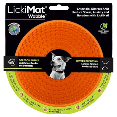 Lickimat Dog Wobble Orange