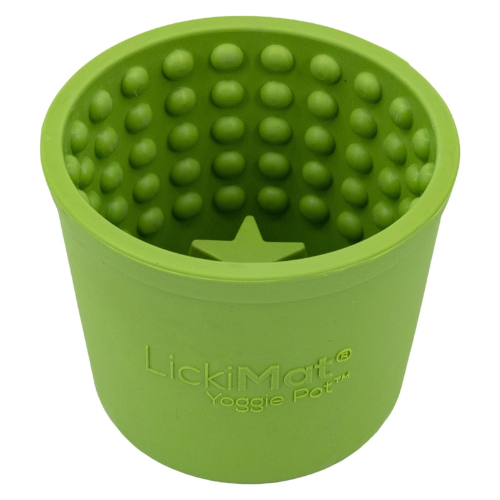 LICKIMAT YOGGIE POT GREEN