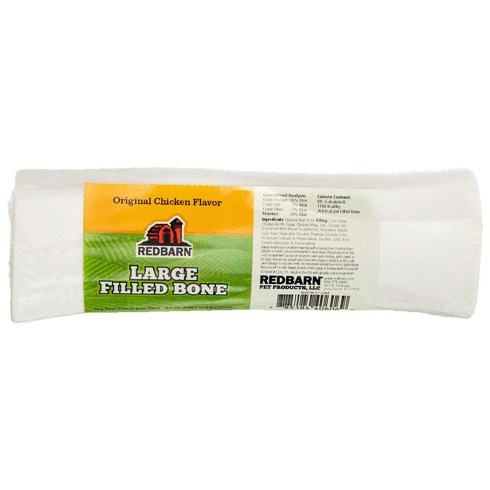 Redbarn Filled Bone Cheese/Bacon Large
